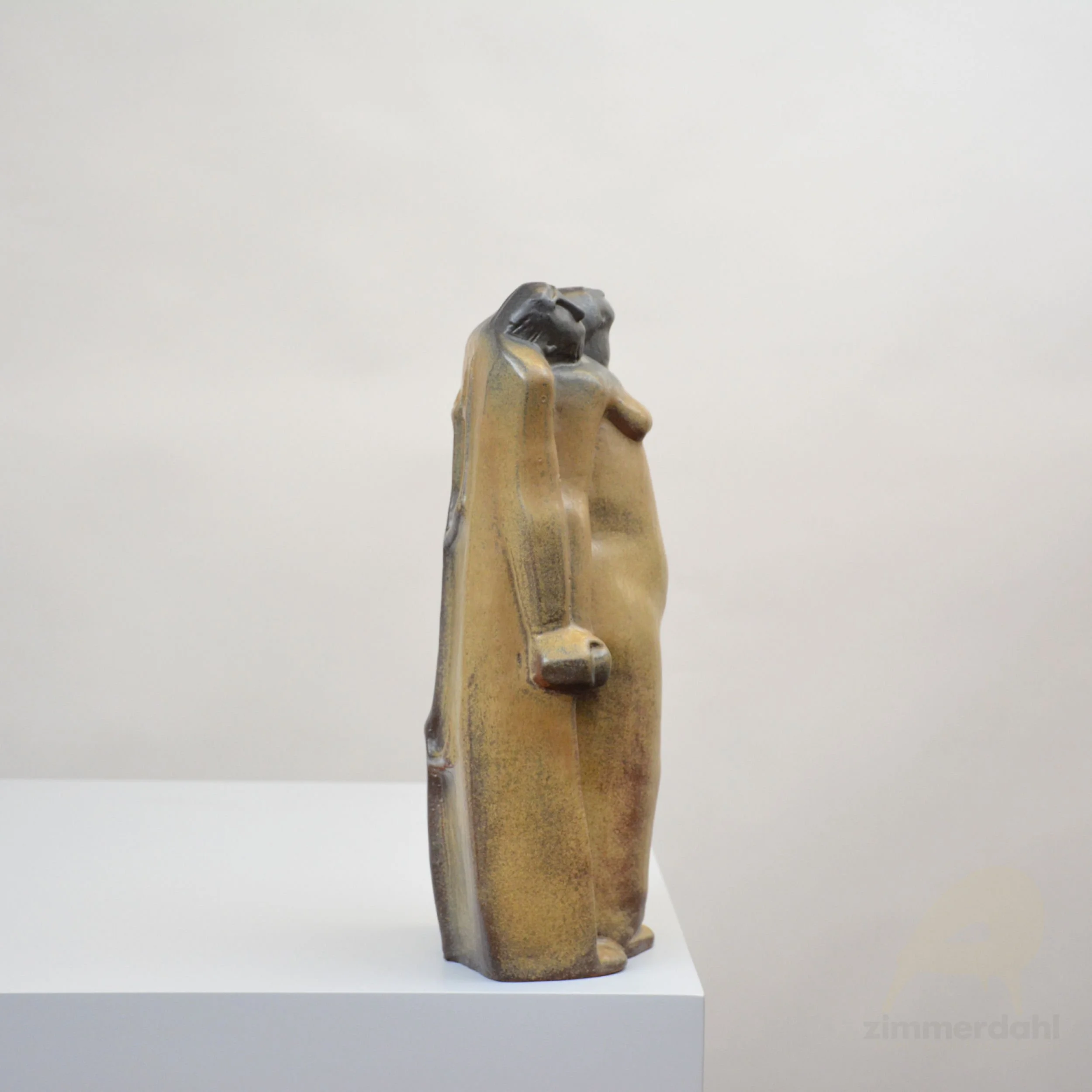 Stoneware, Susanna and The Elders, Sculpture by Åke Holm, Sweden